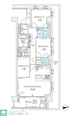 ライトテラス世田谷砧の物件間取画像